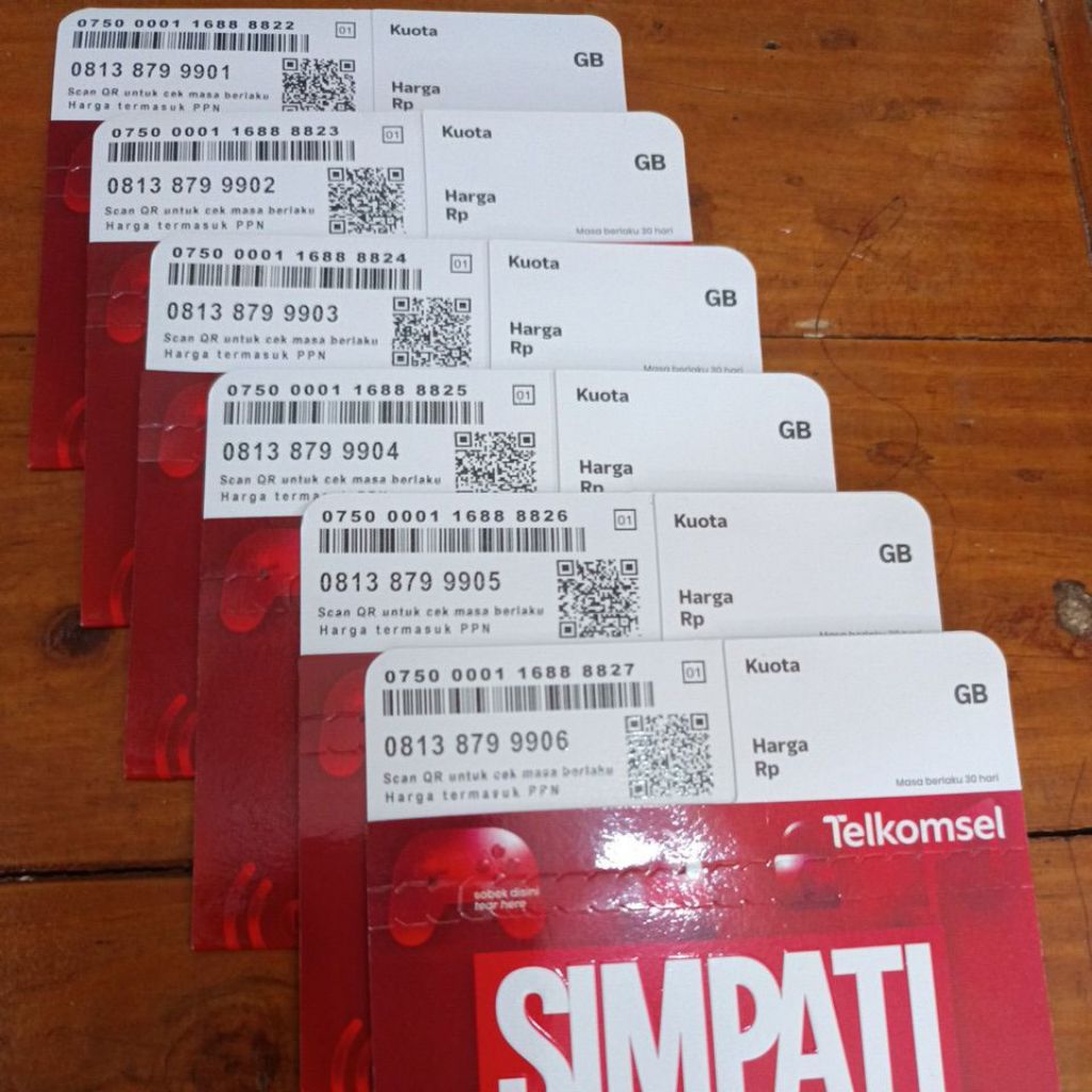 Nomor Cantik Telkomsel Triple 999 Super(Free 3 GB)