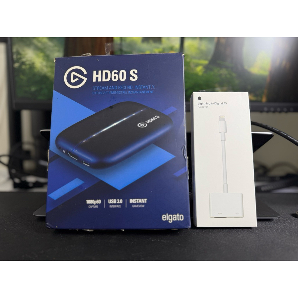 ELGATO HD60S SECOND NORMAL PLUS LIGHTNING / Type C TO HDMI ORIGINAL BERKUALITAS