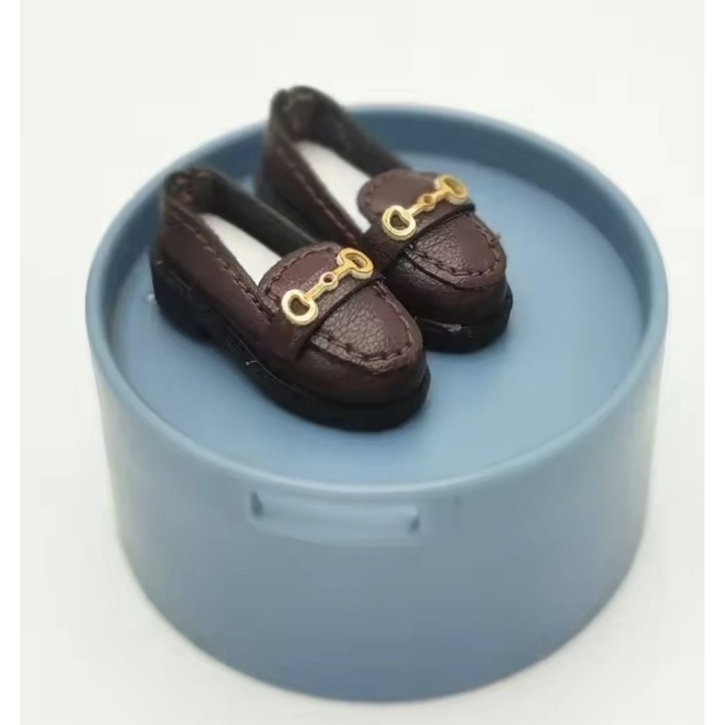 sepatu kulit blythe doll | sepatu coklat boneka | sepatu blythe doll | sepatu kulit