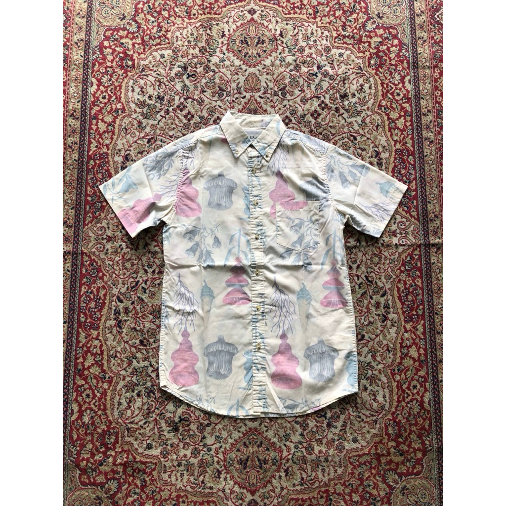 Kemeja Deus ex machina pattern shirt Vintage Deus ex Machina HH554