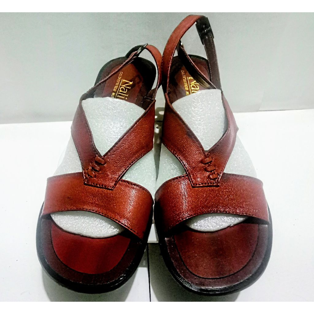 Nalini - Sandal Wanita Elegan Trend Keren Kekinian Casual Kulit Import Original