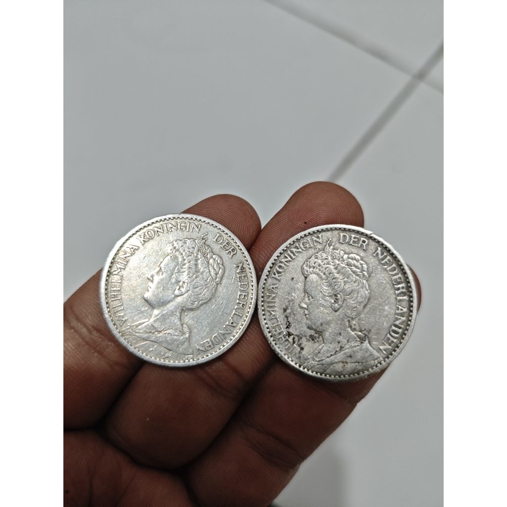 1 Gulden wihelmina mantel 1913