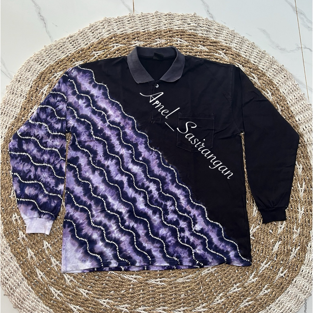 Kaos batik sasirangan banjar size  XXL By Amel_Sasirangan