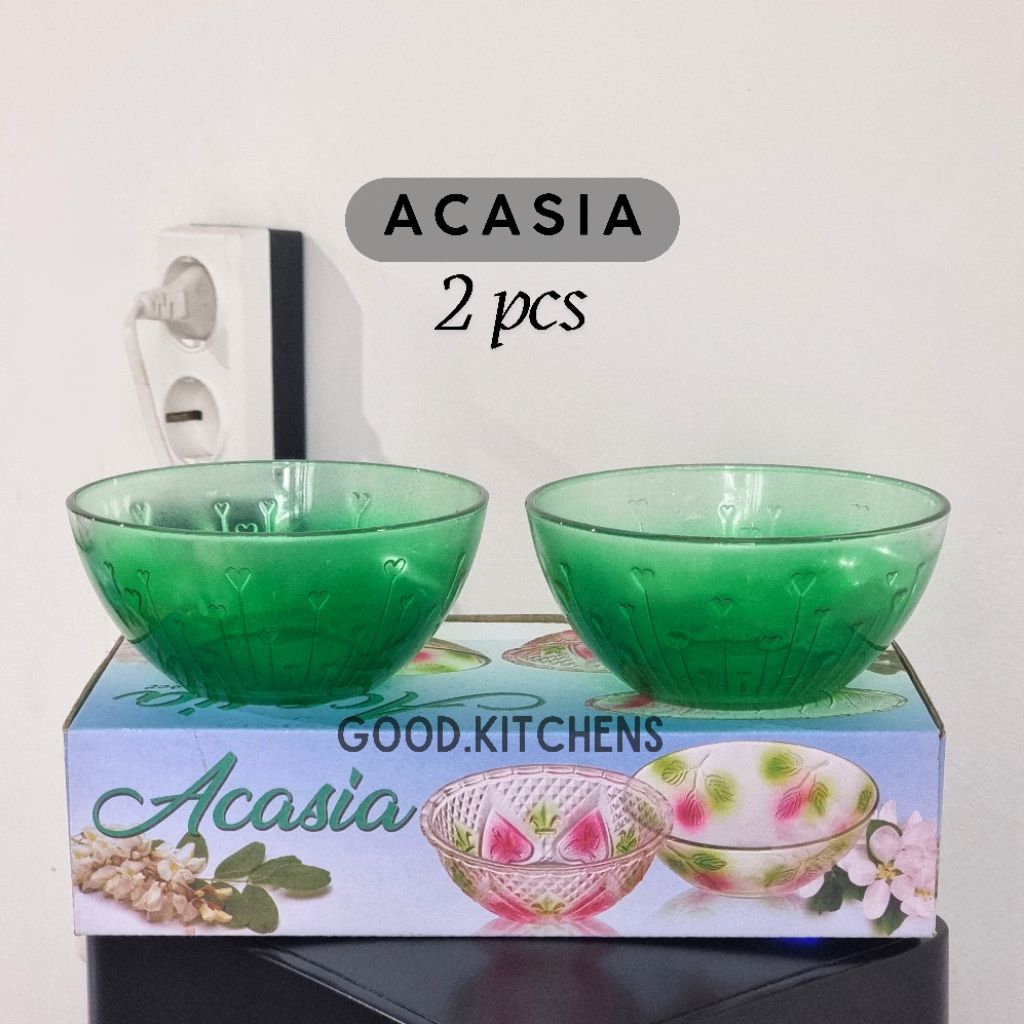 G389 [2 PCS] MANGKUK KACA MANGKOK KOBOKAN CUCI TANGAN MANGKUK SOUVENIR MANGKUK SAMBAL MANGKUK SNACK 