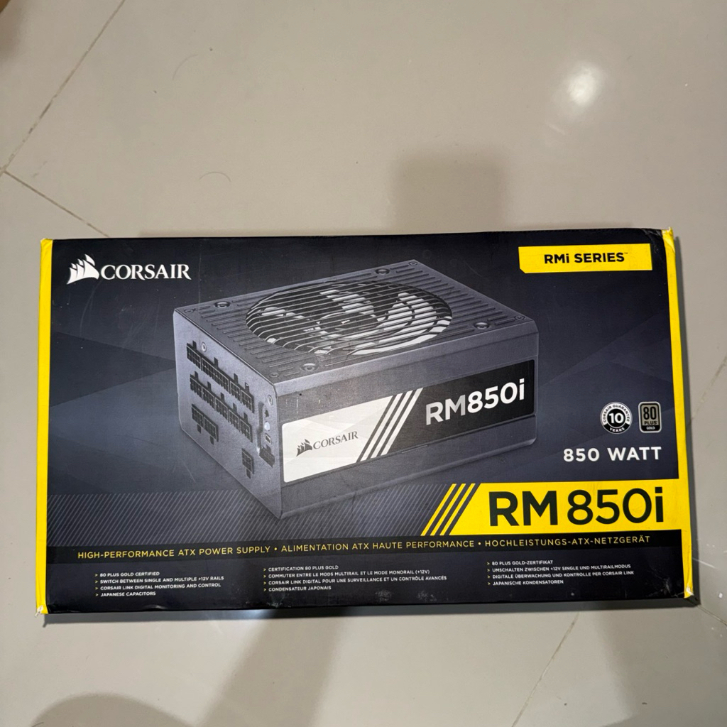 Corsair rm850i 850w gold full modular psu corsair rm 850i psu corsair rm850-icorsair rm 850 i no cor