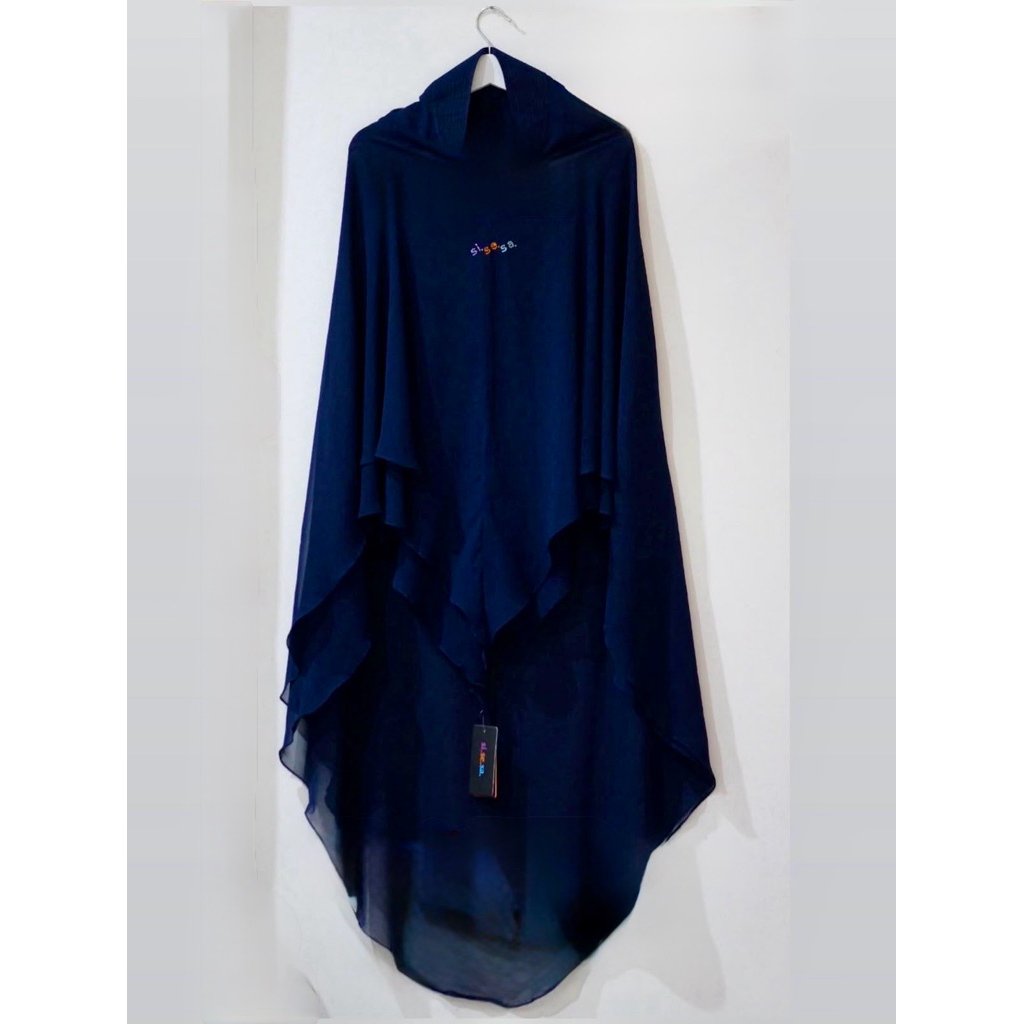 sisesa khimar Labibah navy