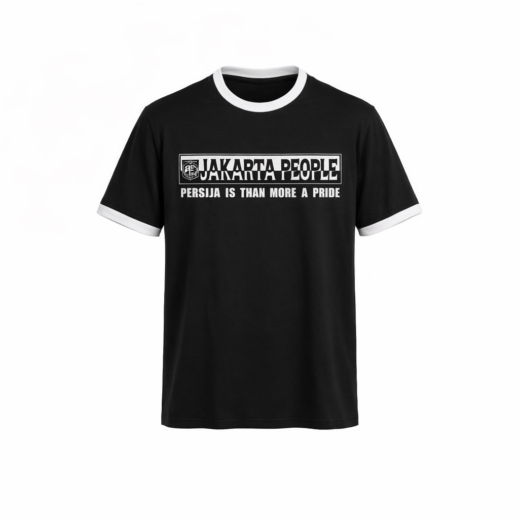 KAOS RINGER TEE JAKARTA PEOPLE JAKARTANS PERSIJA