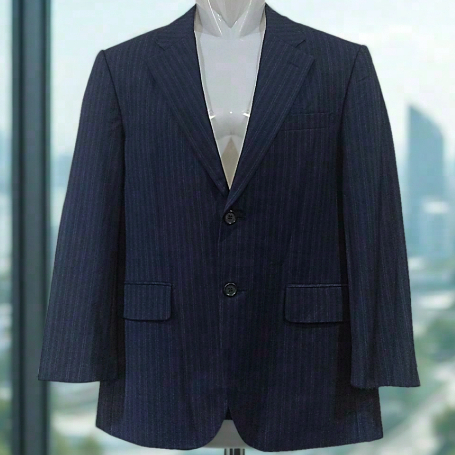 Baju Jas Givenchy Vintage Cloth by Ermenegildo Zegna Italy Wool Blazer Bisnis Casual Santai Pria