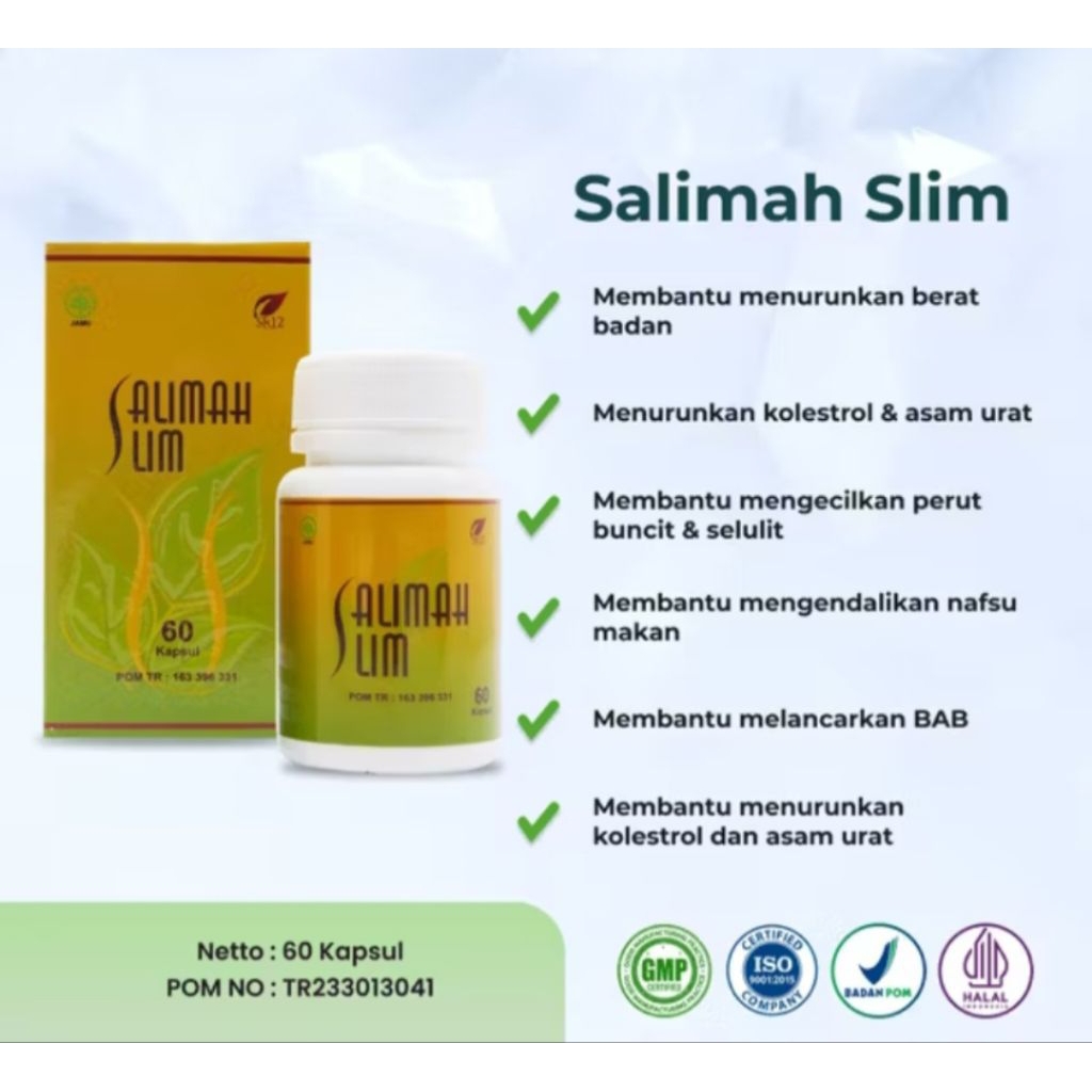SALIMA SLIM SR12_Ampuh menurunkan Berat Badan