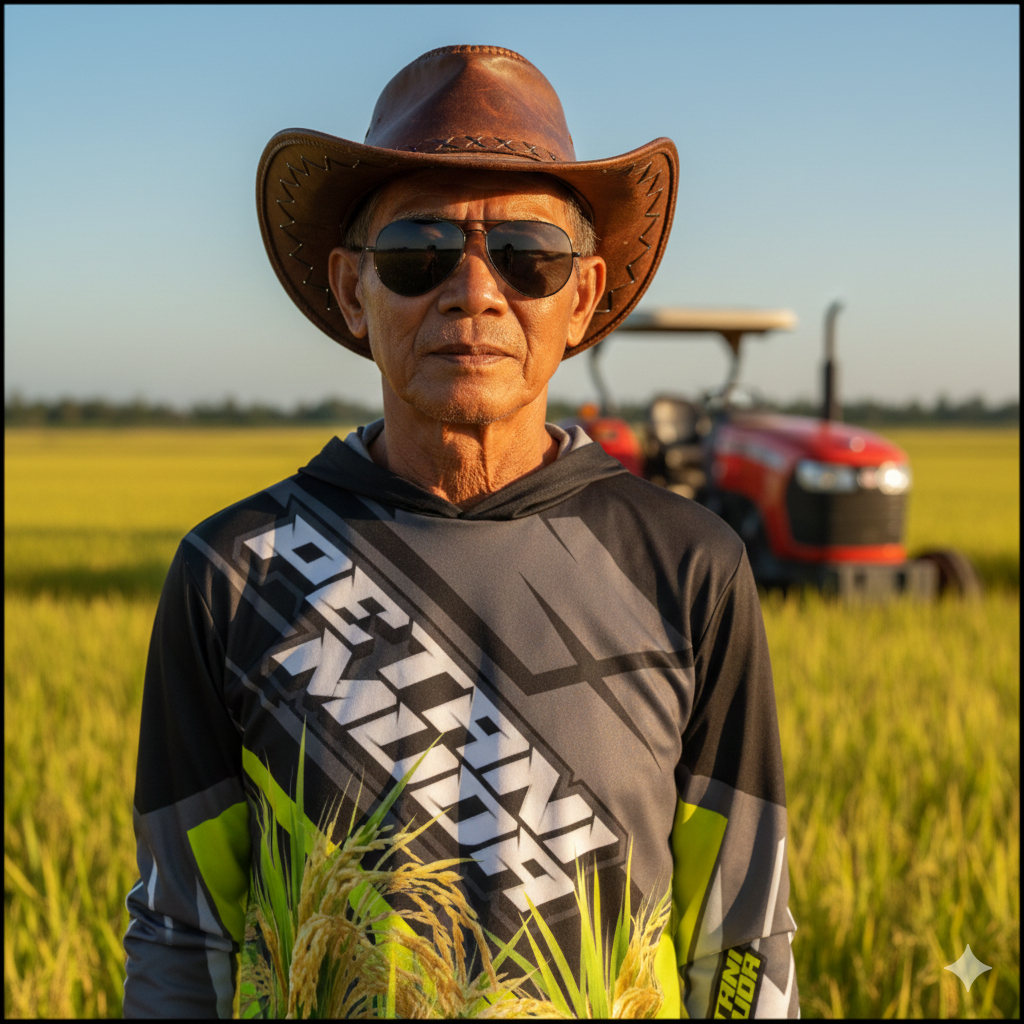 Jersey Racing Driver Petani Muda