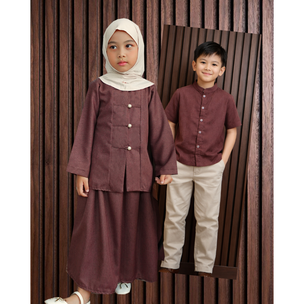 Hana Kids Boy dan Kids Girls Katun Madinah By Tunicis