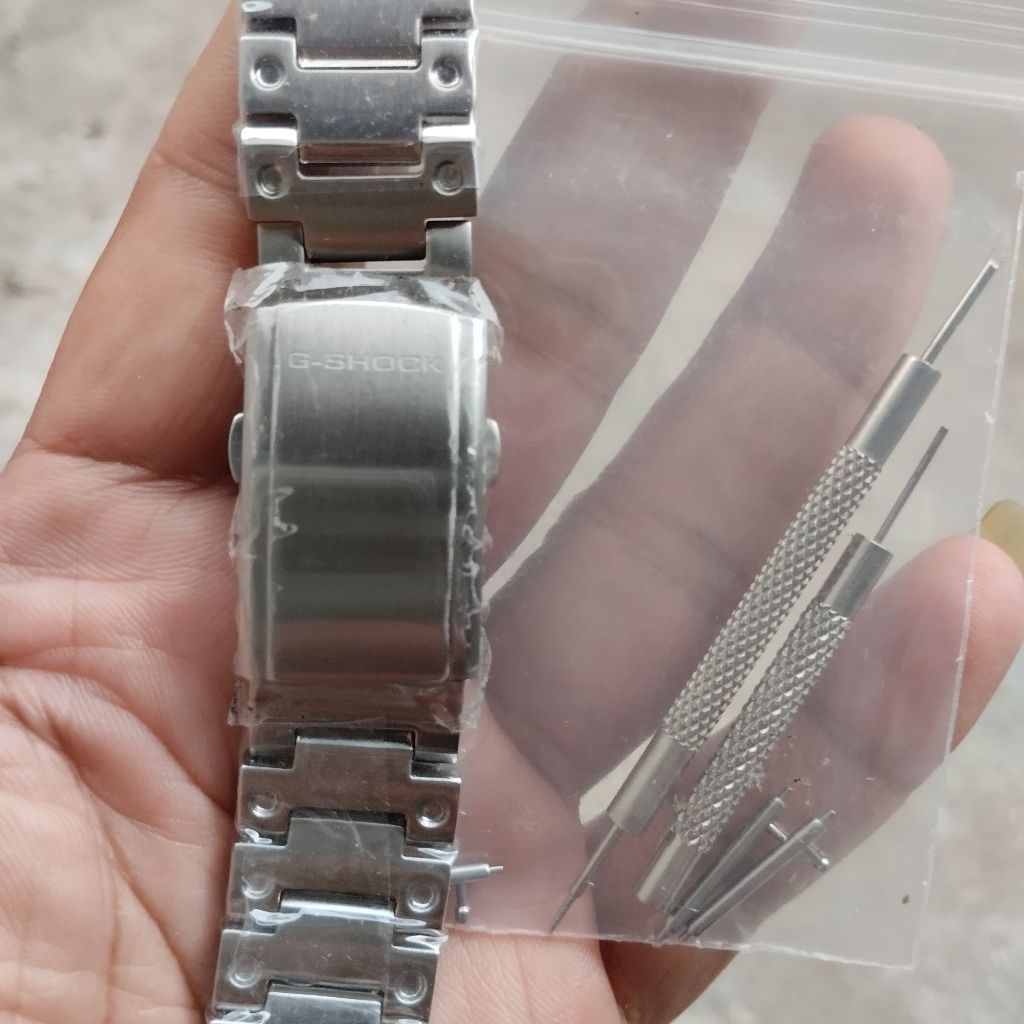 Bracelet metal G Shock GA 2100 2110 GA B2100 GM 2100 SILVER