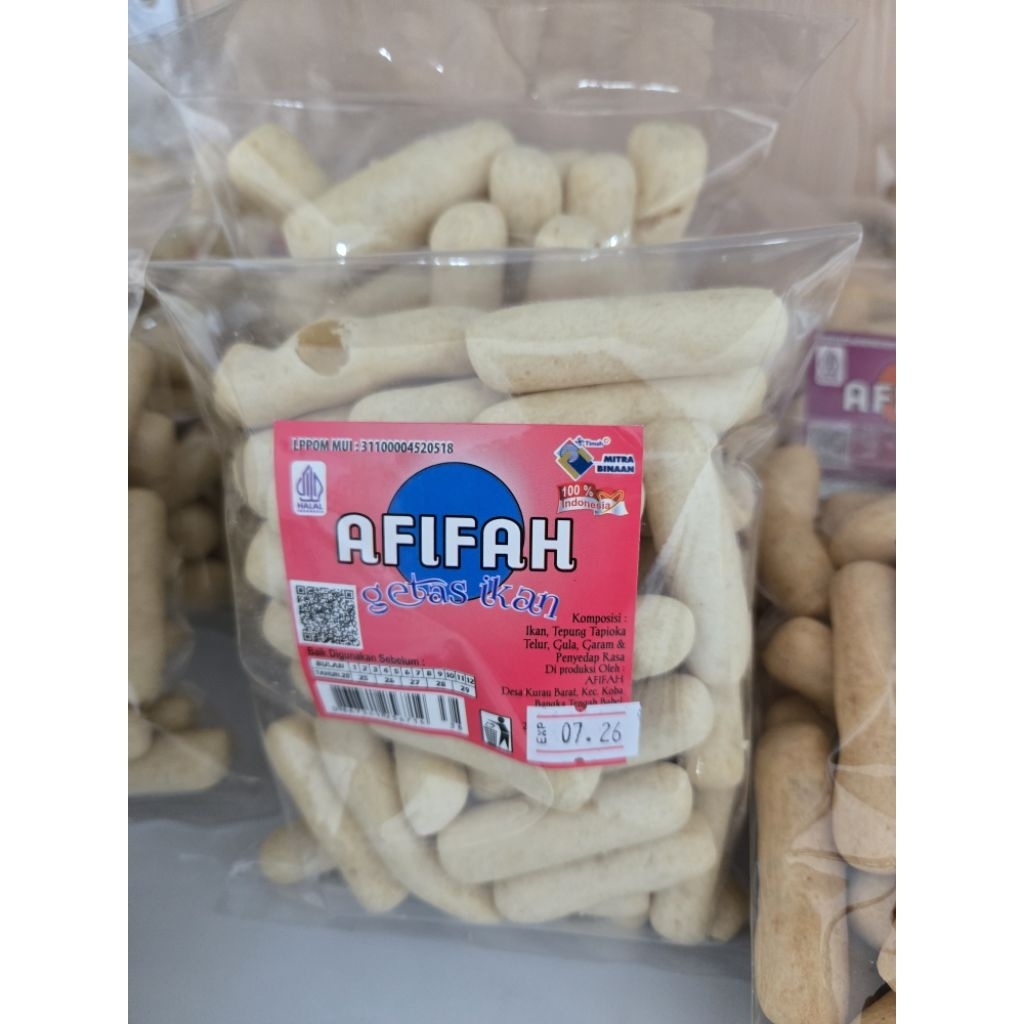 Getas Ikan Khas Kurau Bangka 80 gram - Bangka Madani Snack