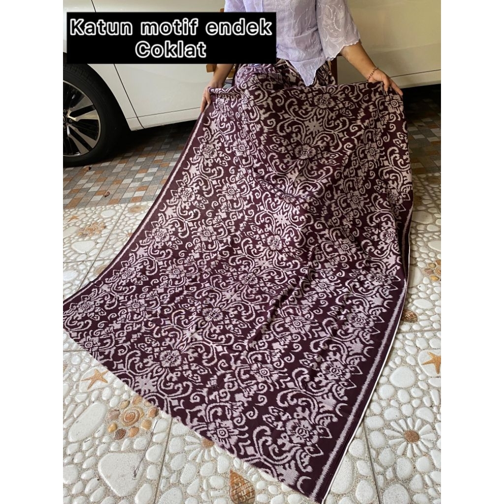 kain katun endek | kain kemeja motif endek | songket | kain bahan