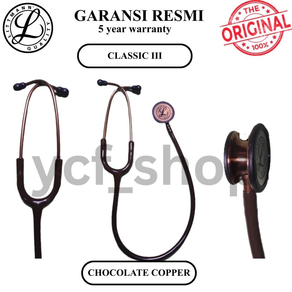 3M Stetoskop Littmann Classic III Chocolate Copper / Stetoskop Dewasa / Stetoskop Littmann / Stetosc