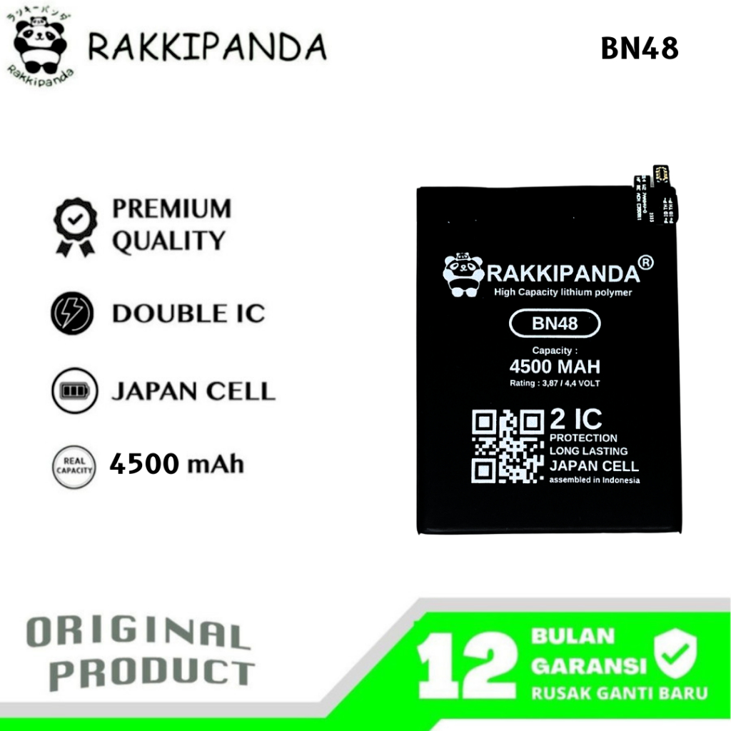 RakkiPanda - BN48 Redmi Note 6 / Redmi Note 6 Pro Batre Batrai Baterai