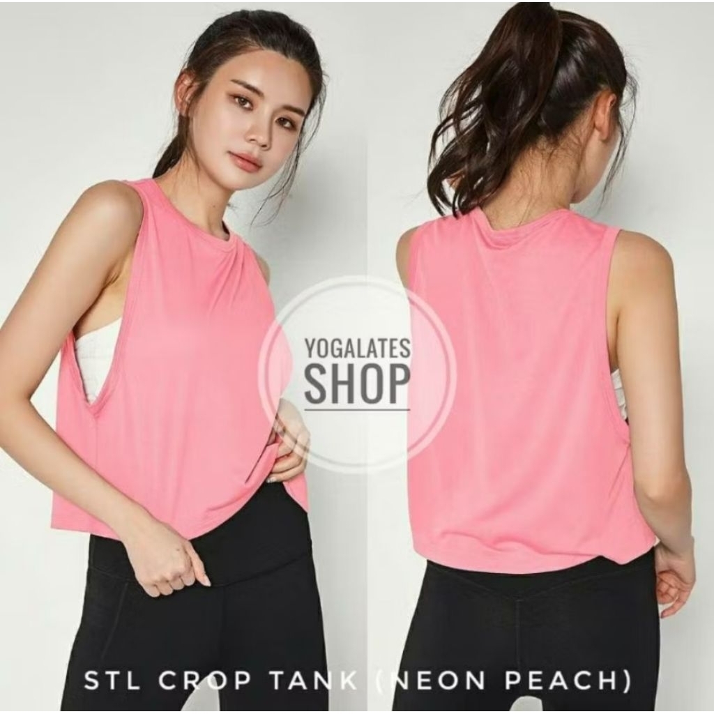 STL CROP TANK / Crop tanktop / tanktop gym/ tanktop olahraga / tanktop senam