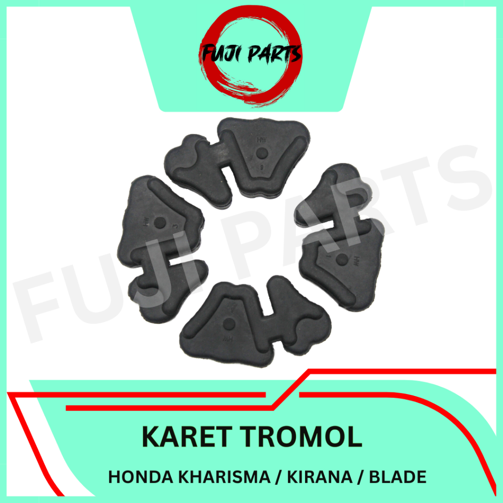 FUJI-PARTS/KARET-TROMOL/NAP-GIR/GEAR/DAMPER/DUMPER/PEREDAM/RODA/BAN-BELAKANG/MOTOR/HONDA/KHARISMA/KI
