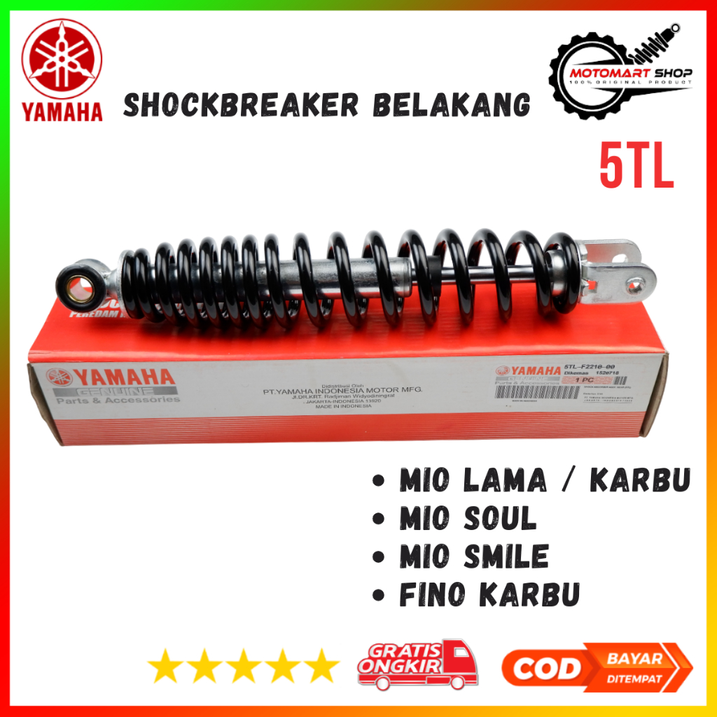 Shock Belakang Mio Ori / Mio Soul - Fino Karbu / Monoshock Yamaha Mio Ori - 5TL