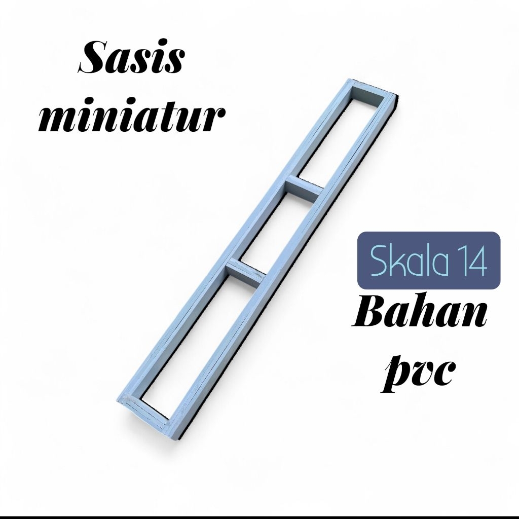 SASIS MINIATUR COTUM TRUK BUS SKALA 1:14 BAHAN PVC