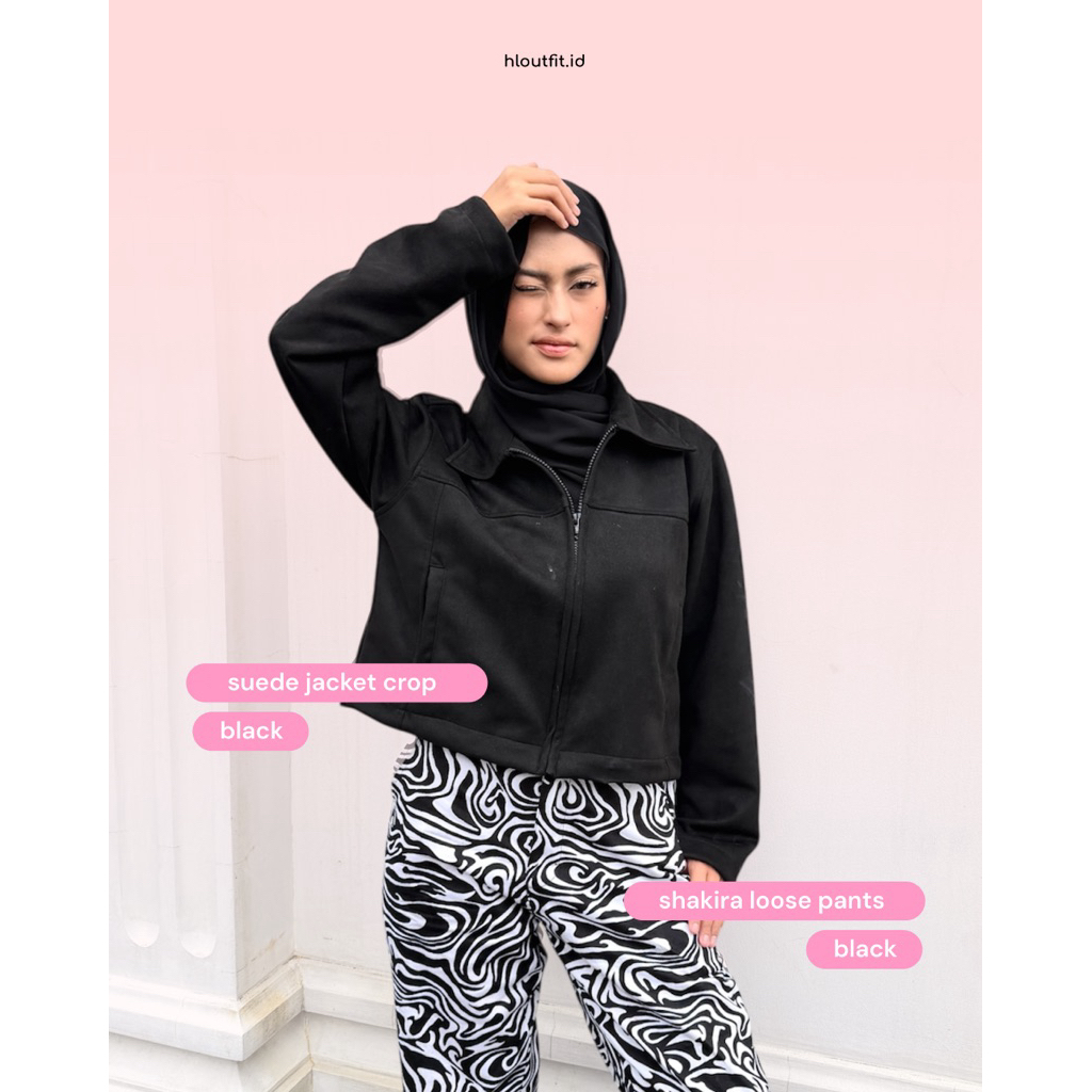 HL Suede Jacket Crop (H Series) - Jacket Suede