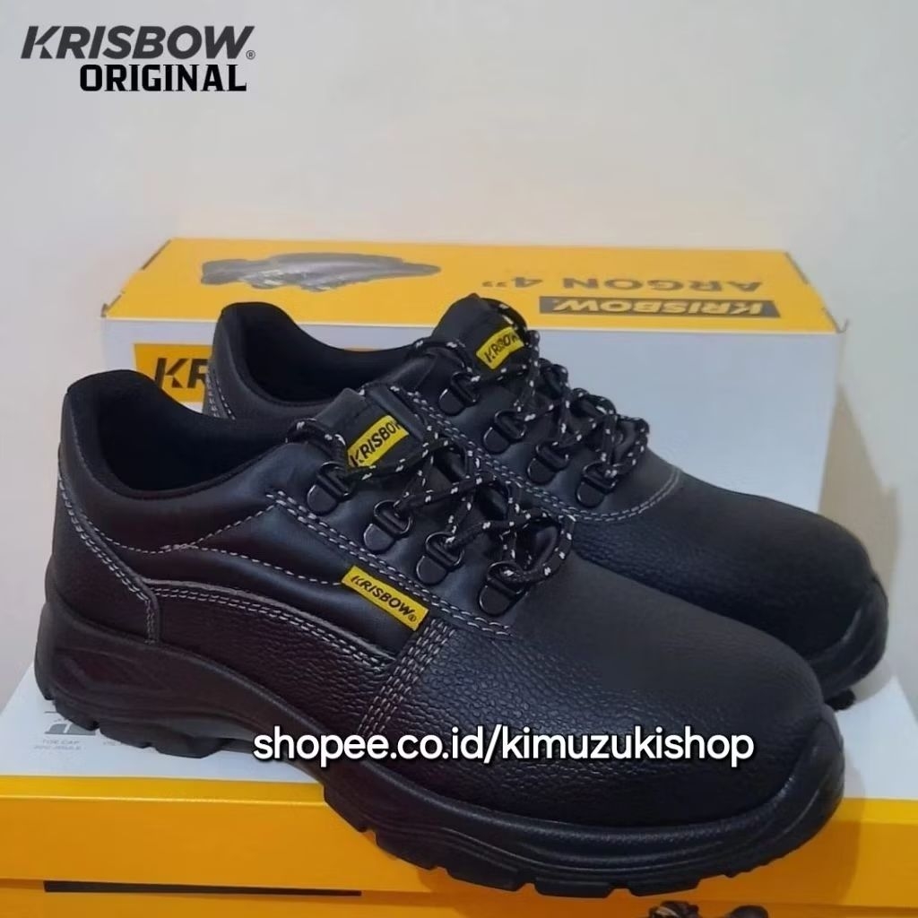 Sepatu Safety Krisbow ARGON 4" || Safety Shoes Krisbow ARGON 4" || Sepatu safety Krisbow ARGON Pengg