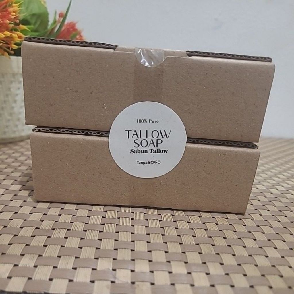 Sabun Tallow Halal Murni tanpa Fragrance Oil dan Essential Oil Homemade
