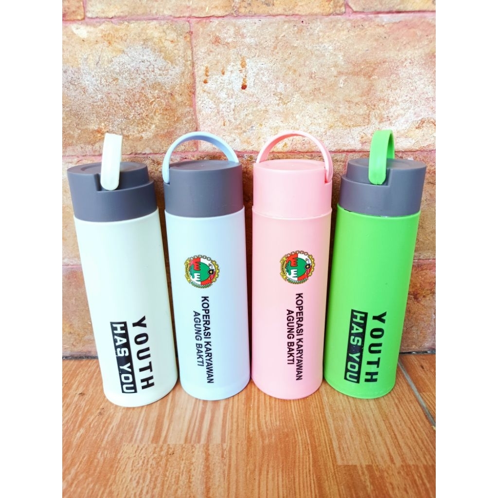 Tumbler Custom Free Box Random / Botol Custom / Tumbler Kaca / Botol Kaca / Botol Sablon / Hampers /