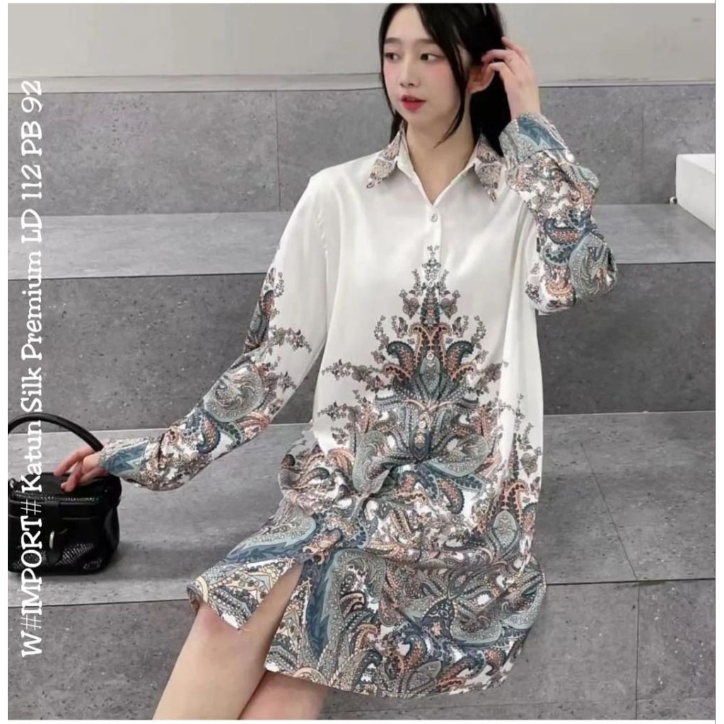 Real pic ORIGINAL dan TERMURAH Tunik Bangkok IMPORT / Tunik Nagita import / Tunik Jumbo Bangkok IMPO