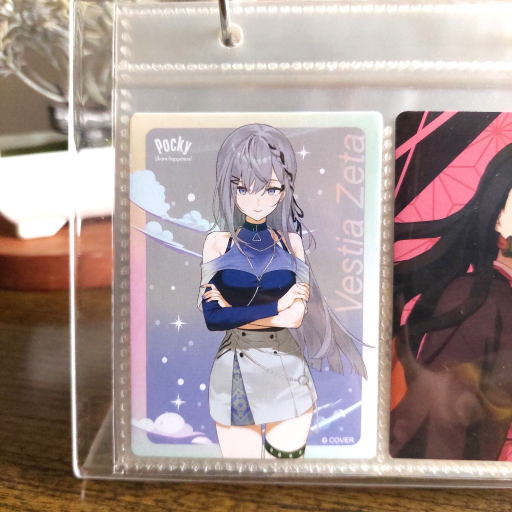 HOLOLIVE ID PHOTOCARD Kartu Kolaborasi Pocky x Hololive Zeta Hologram