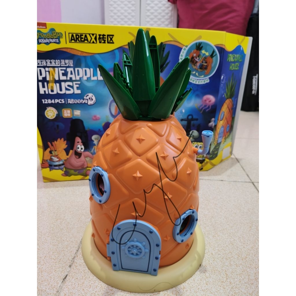 Rumah Spongebob Squarepants/Lego/Spongebob/Full Interior/Mainan