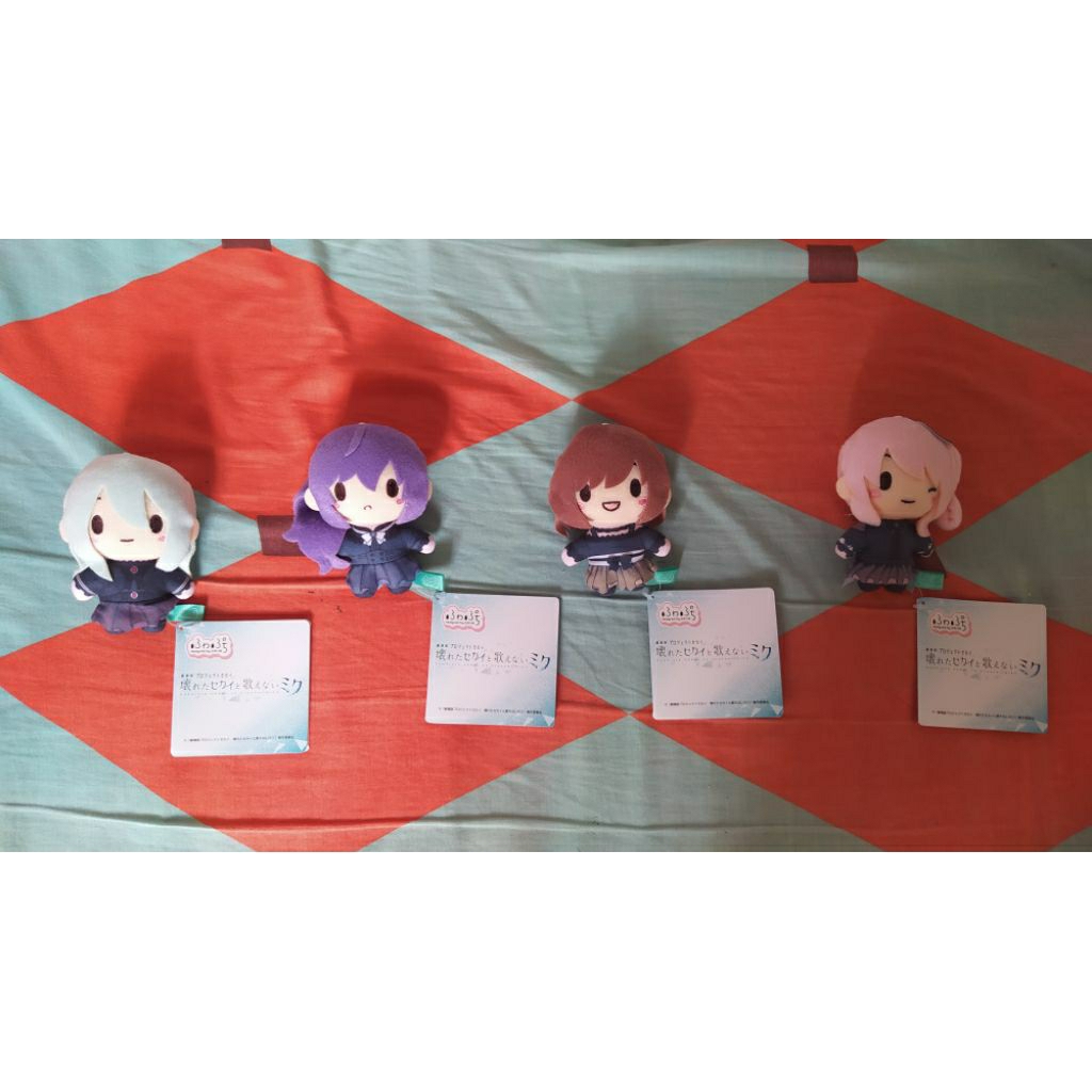 Fuwapuchi Movie Nightcord at 25:00 Project Sekai PJSK Merch Plushie Fuwa Kanade Mafuyu Ena Mizuki