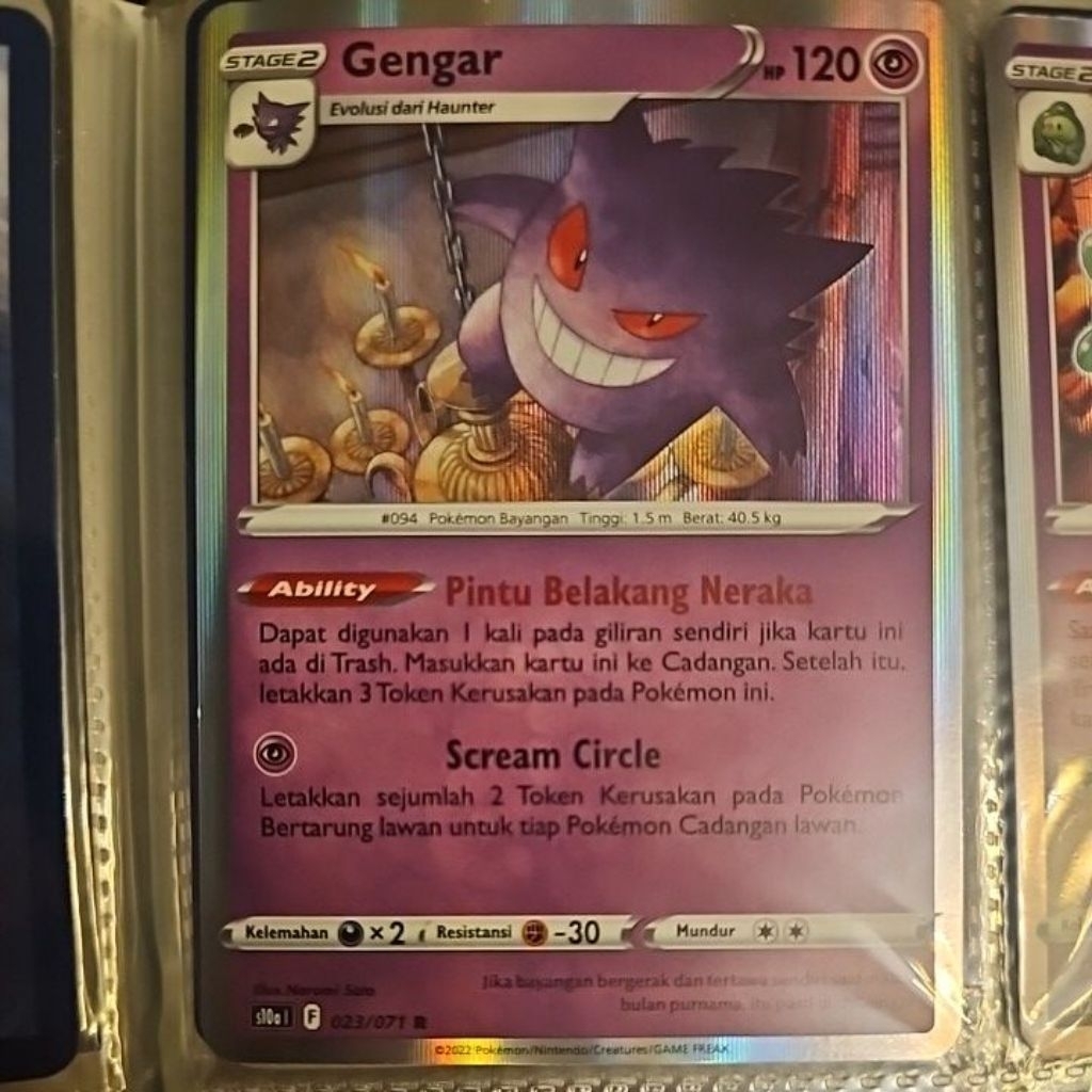 kartu pokemon Gengar