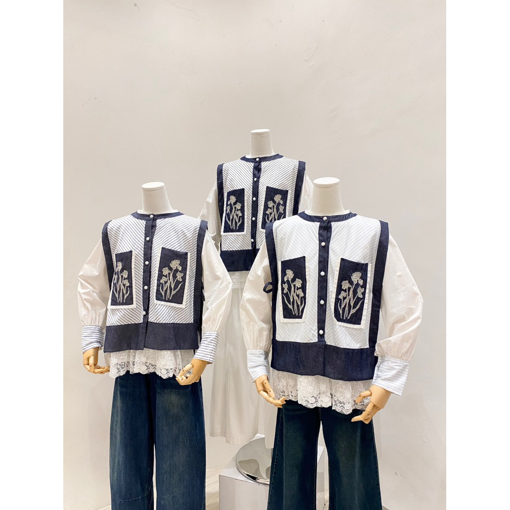 CAMELIA 2IN1 VEST BLOUSE