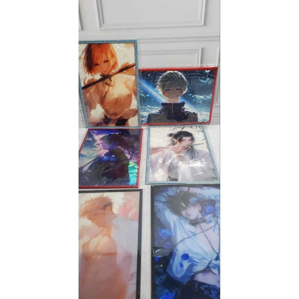 [Selected] Shikishi Akrilik dan Art paper JJK Jujutsu Kaisen size A6 dan A5 geto, toge, mei mei, mak