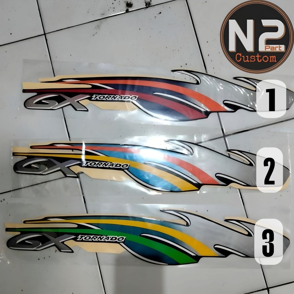 Striping stiker GX Tornado 98 Tornado gx 100 tahun 1998 berkualitas