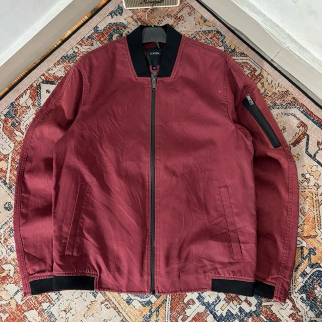 JACKET BOMBER TOPTEN MAROON