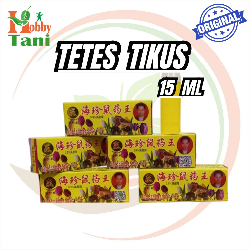 Racun Tikus Cair Cina Kuning Dosis 0.9% Lebih Cepat Ampuh Tetes Tikus