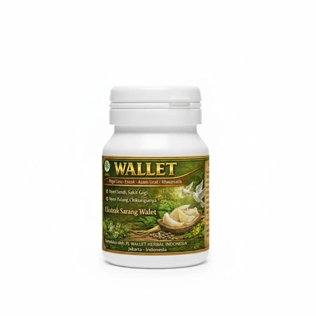 JAMU KAPSUL ASAM URAT DAN NYERI SENDI SARANG WALET ORIGINAL (OBAT ASAM URAT, NYERI SENDI DAN LAINYA)