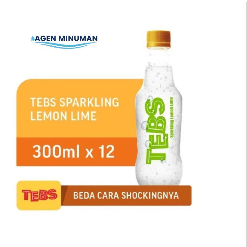 TEBS sparkling Lemon Lime 300ml Isi 12pcs