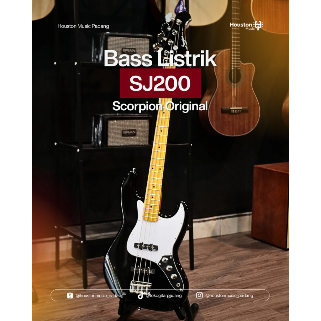 Bass Listrik Scorpion SJ200 Original