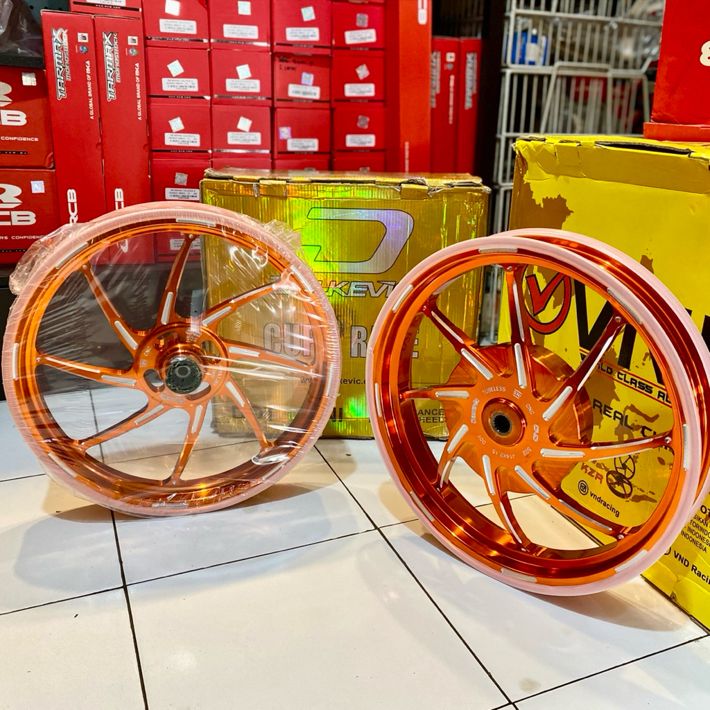 VELG MIO DELKEVIC M8 PALANG 8 ORANGE RING 14