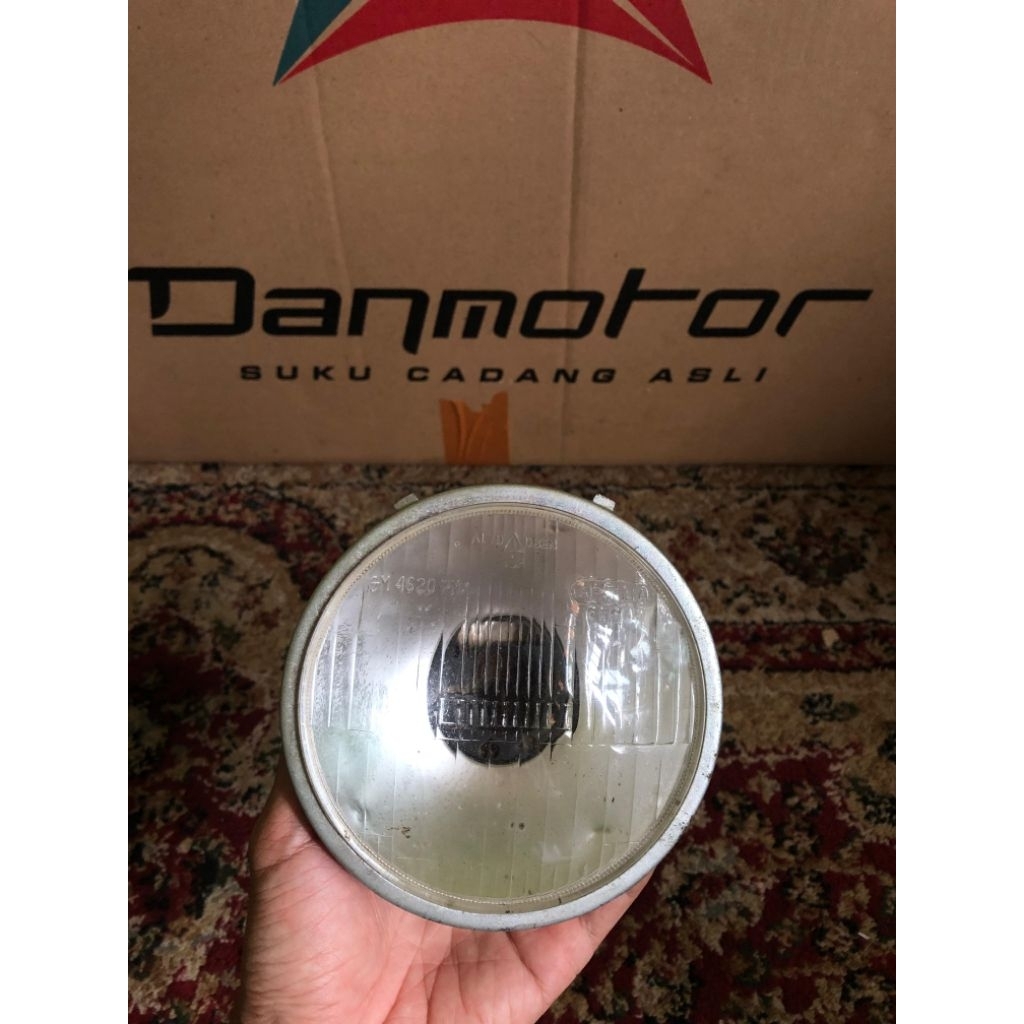 LAMPU DEPAN HEADLAMP ORIGINAL APRILIA VESPA SUPER 1966 SUPER 66 BISA JUGA DIPASANG DI VBB 1964 1965