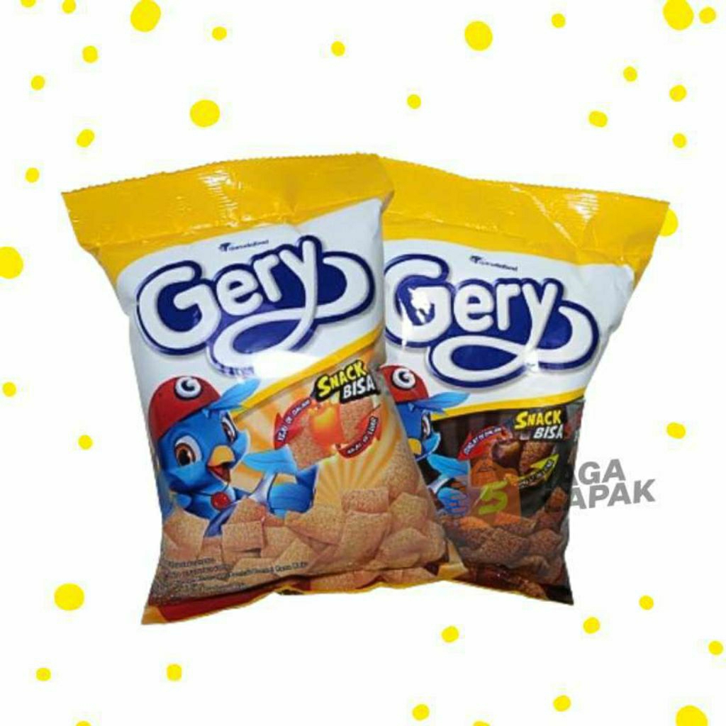 Sereal Snack Bantal Gery - Rasa Keju, Coklat