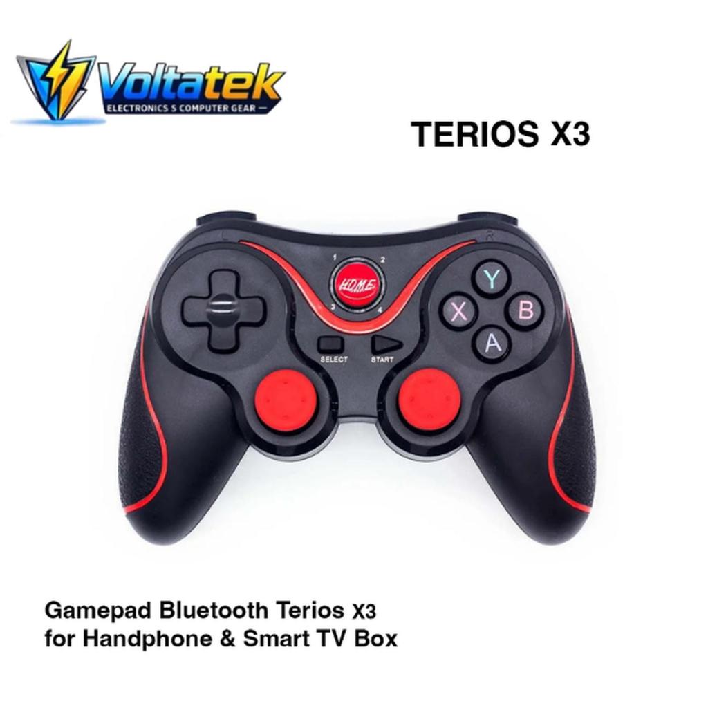 Gamepad Wireless TERIOS X3 Bluetooth - Joy Stick Stik Joystick Controller Kontroler Kontroller Analo