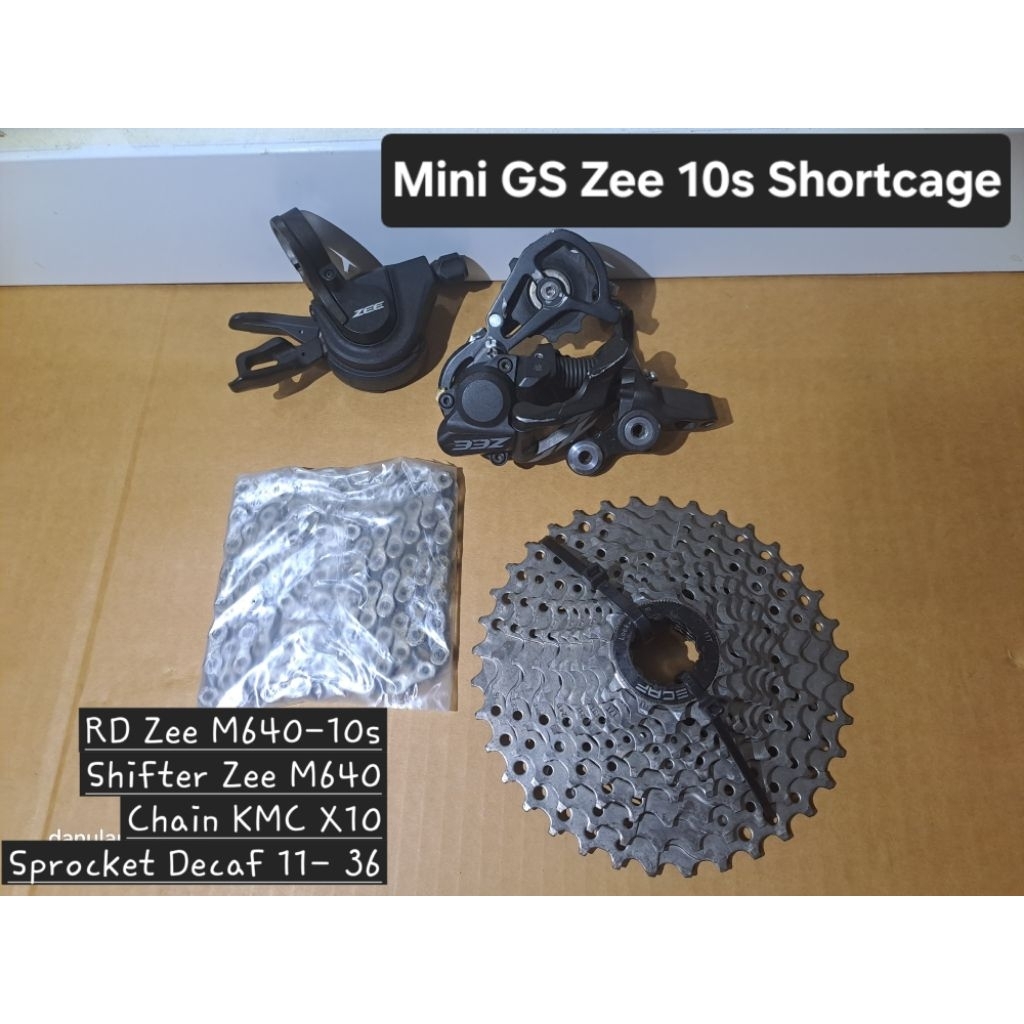 Mini Groupset Shimano Zee M640 10s Shortcage