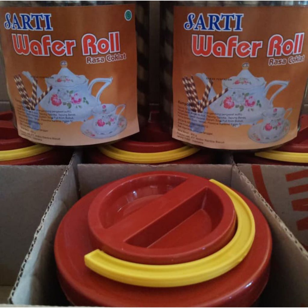 Astor Coklat sarti toples 450 gr - Waferstick toples - Kue Lebaran Murah