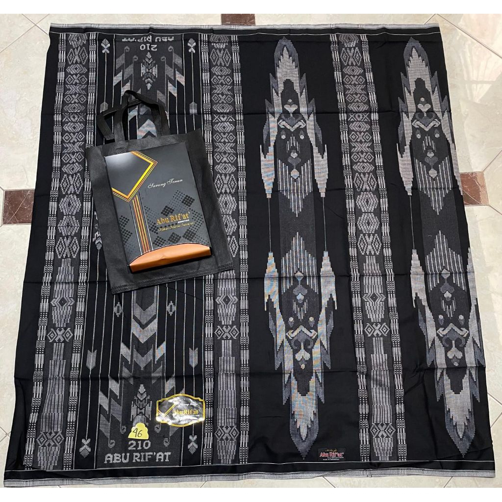 Sarung Abu Rifat ekslusif Songket super halus