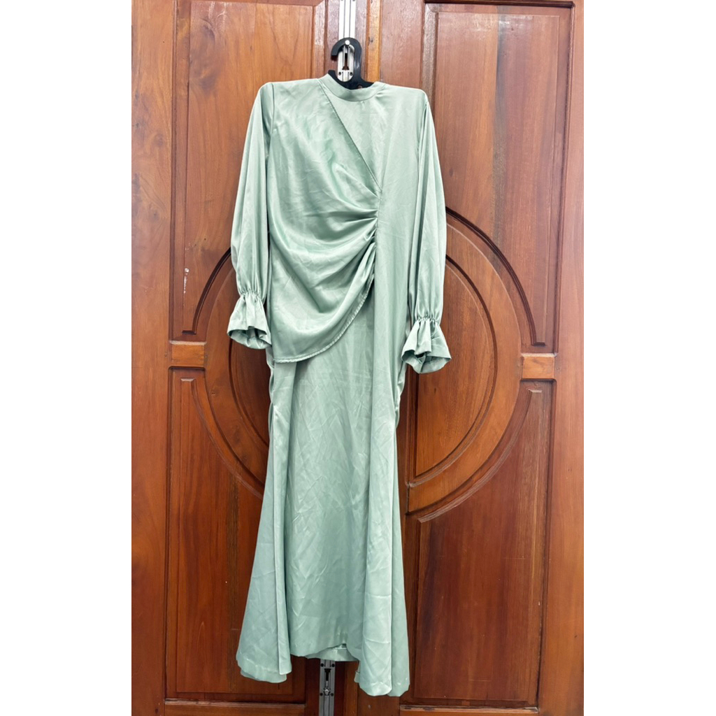 Baju Bridesmaid Simple dan elegan warna Sage
