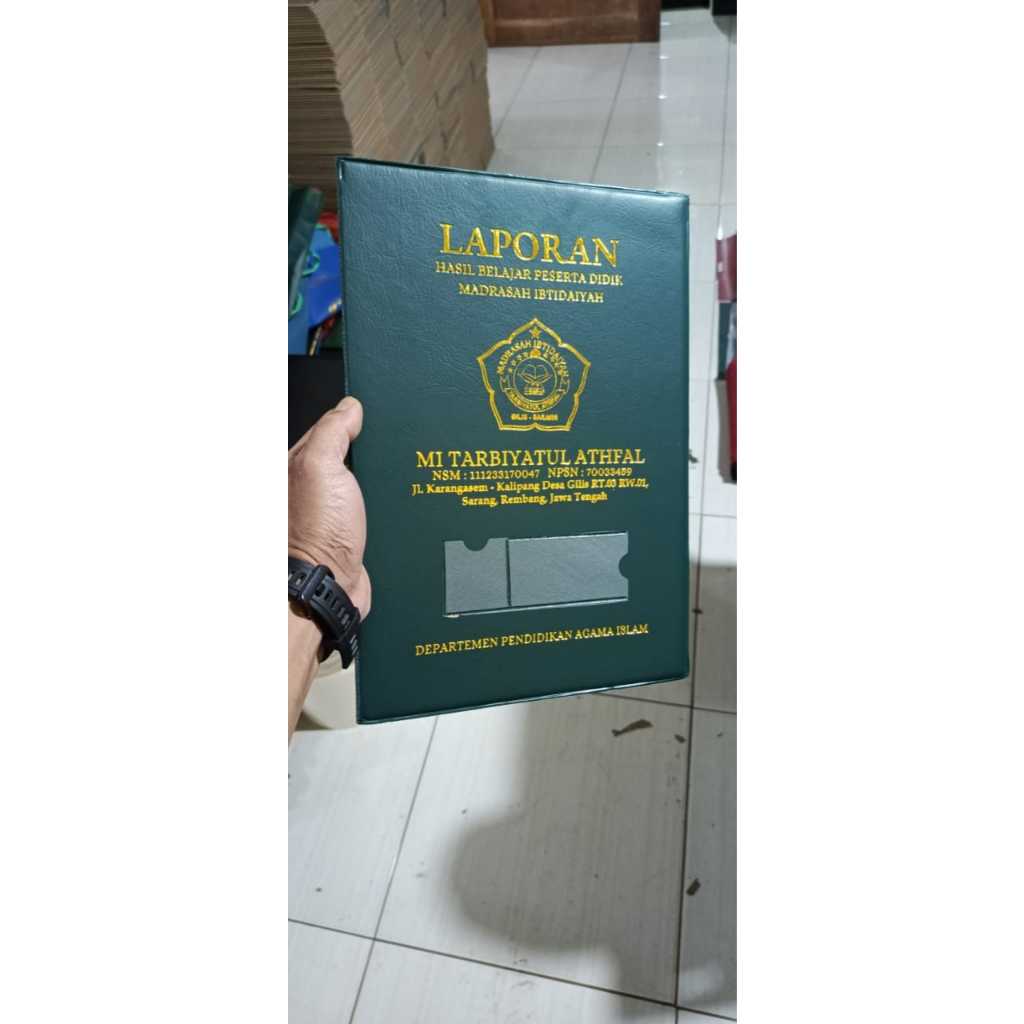 Map Raport Custom | Map Ijazah | Sampul Raport | Map Raport K13 | Custom Isi